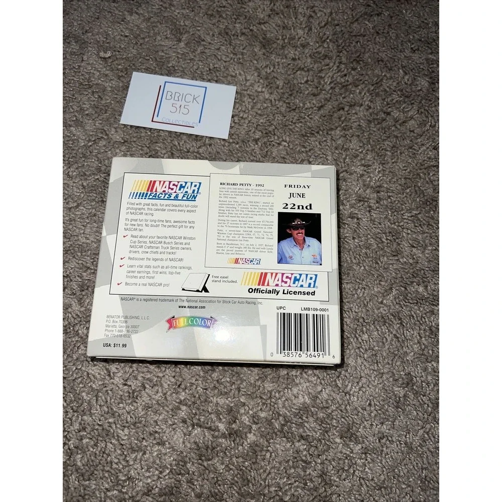 2001 NASCAR Daily Calendar 6